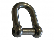 D-shackle 10 mm with sunk head