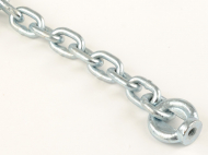 Straight chain Ø 6 mm with eye nut