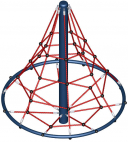 Rope net pyramide