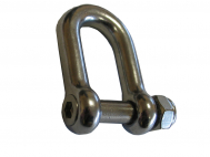 D-Shackles with sunk head allen bolt and counter nut