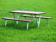 Picnic bench with table