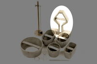 Produktbild Material Aluguss, Prüfkörper V-förmig