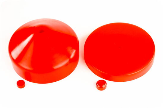 Produktbild Kunststoff Pfostenabdeckkappe für Rundholz hoch #1