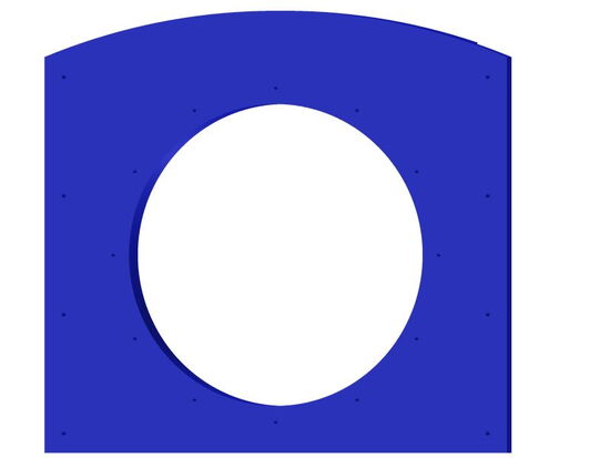 Produktbild Anschlusspaneel PE blau