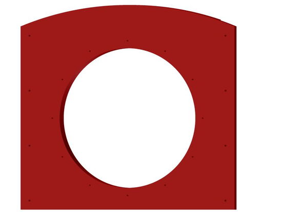 Produktbild Anschlusspaneel PE rot