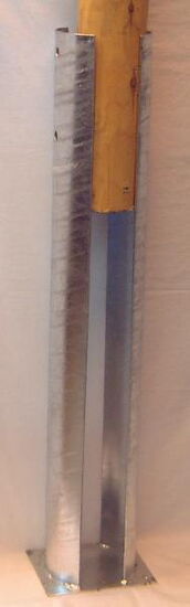 Produktbild Pfostenschuh - Bodenanker für Rundholz #1