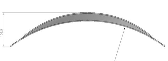 Produktbild Blasenfenster Bullaugen mit Wölbung #1