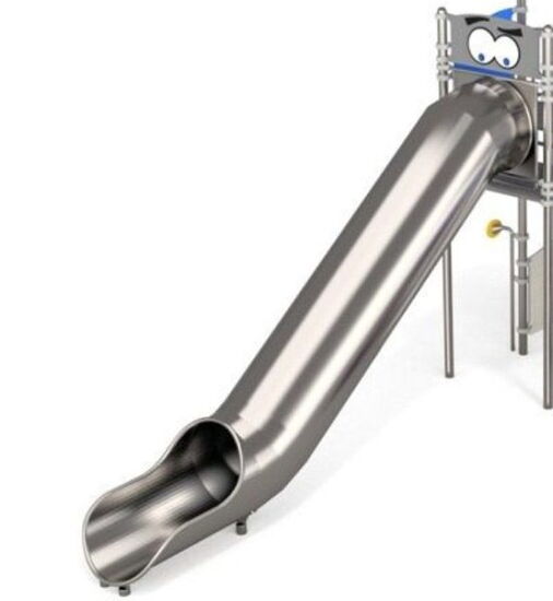 Produktbild Edelstahl  Röhrenrutsche gerade #1