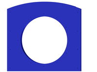 Produktbild Anschlusspaneel PE blau