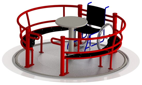 Produktbild Inklusionskarussell - Rollstuhlkarussell