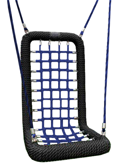 Mini Seil Schaukelsessel mit Rückenlehne