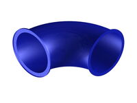 Produktbild Element Bogen 90° lang blau