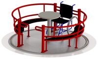 Produktbild Inklusionskarussell - Rollstuhlkarussell