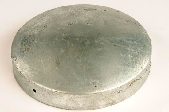 Produktbild Pfostenabdeckkappe aus Metall, für Rundholz, feuerverzinkt