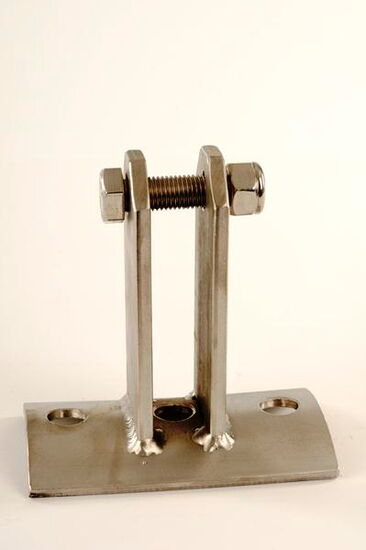 Produktbild Seilhalter, Rundholz, Edelstahl