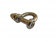D-shackle 6 mm MICRO stainl. steel