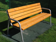 Wooden bench