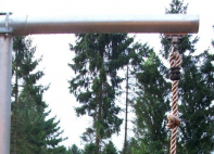 Extension for swing frame